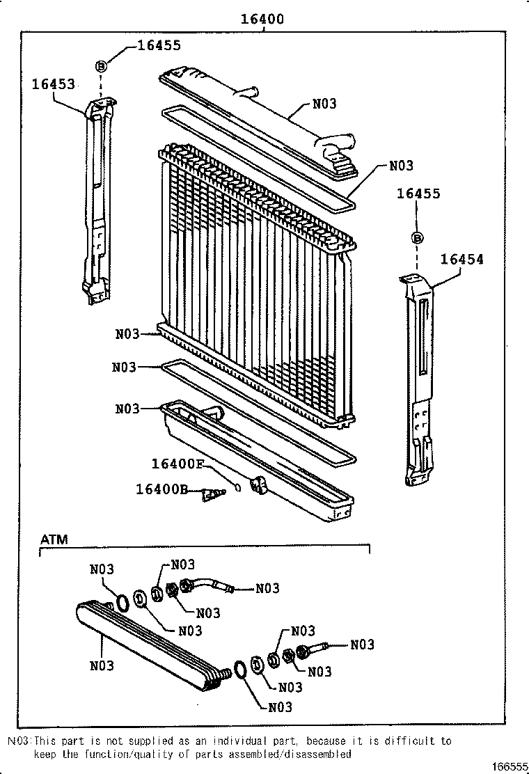 16381-58090 BAR, FAN BELT ADJUSTING product image