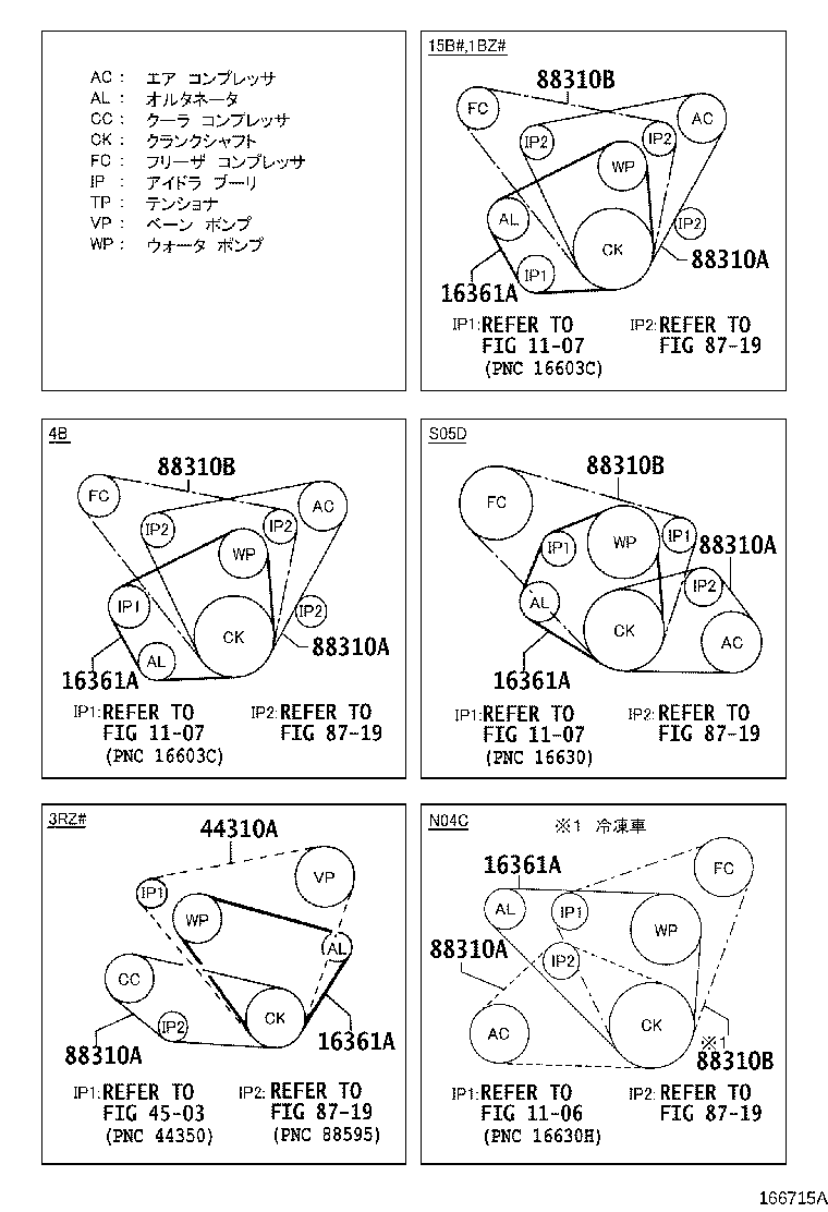 90038-32008 BELT, V(FOR FAN & ALTERNATOR) product image