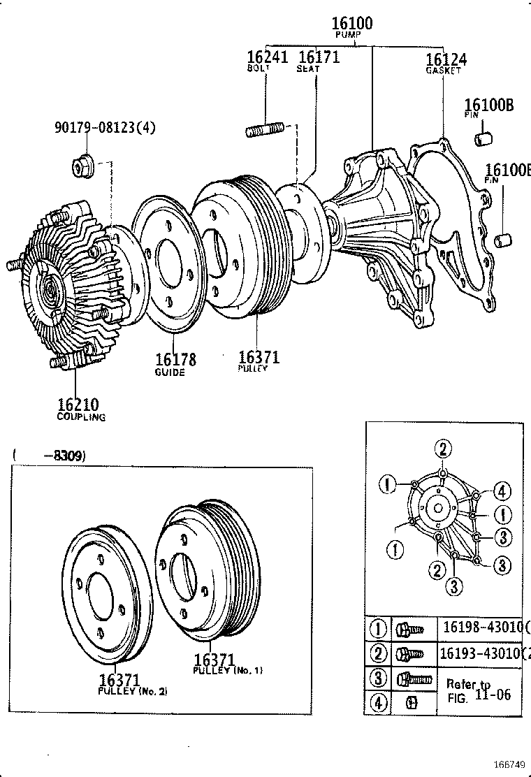 16210-70030 COUPLING ASSY, FLUID product image