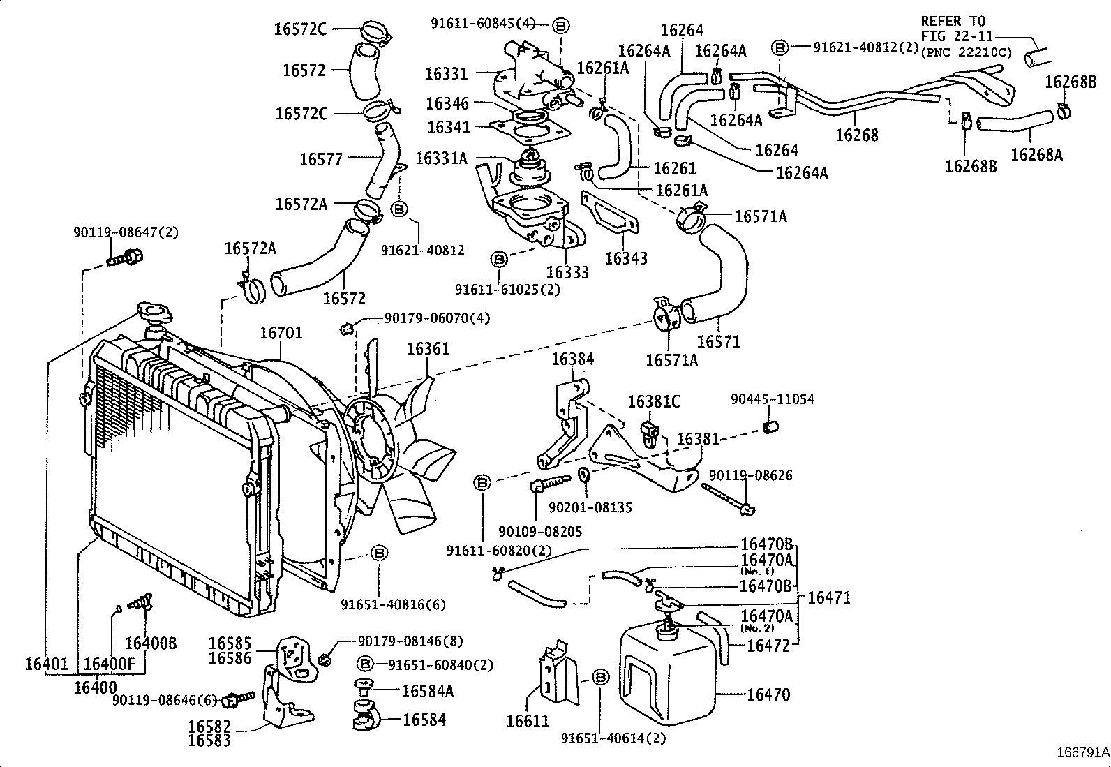 16400-68160 RADIATOR ASSY product image