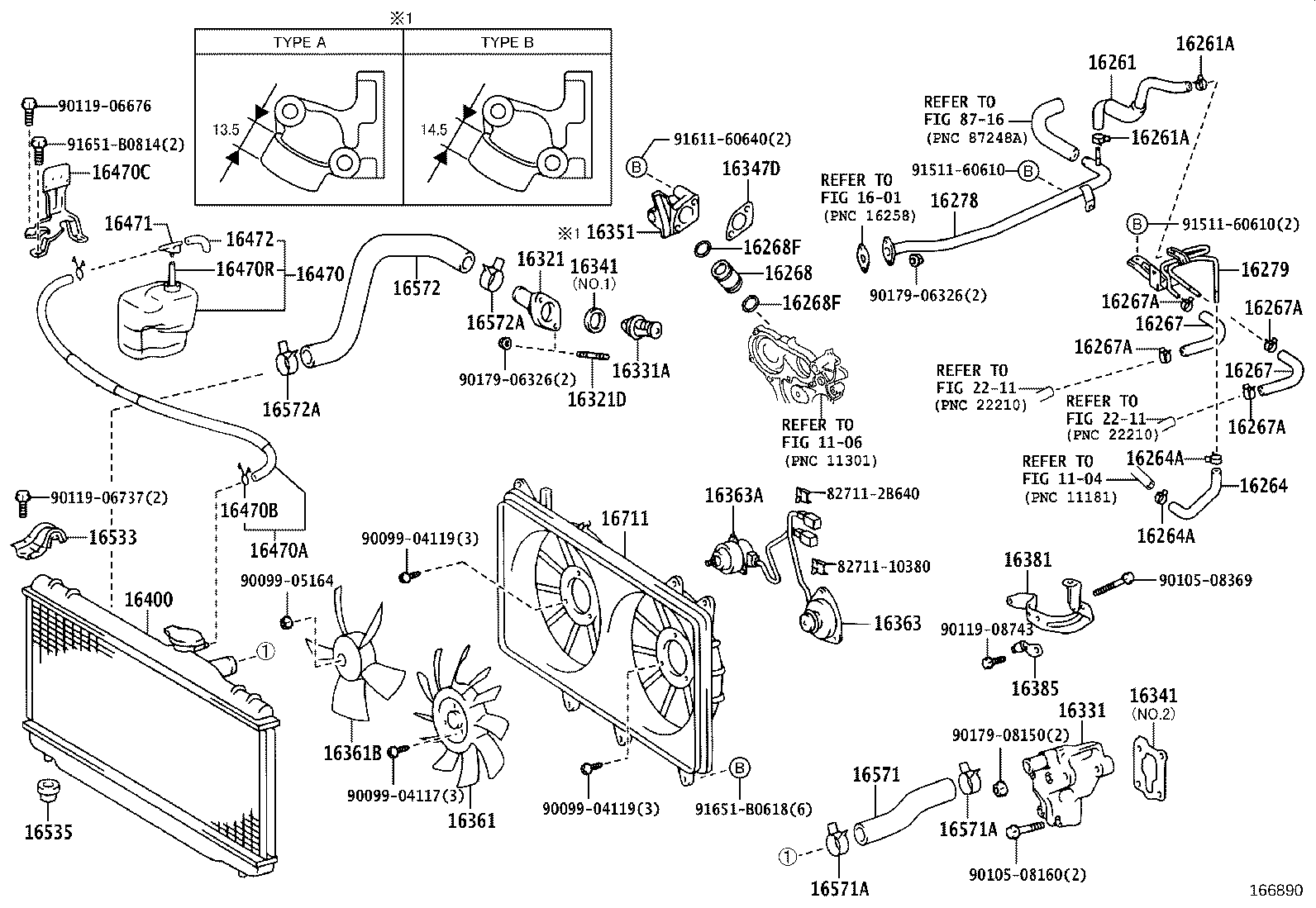 16381-70070 BAR, FAN BELT ADJUSTING product image