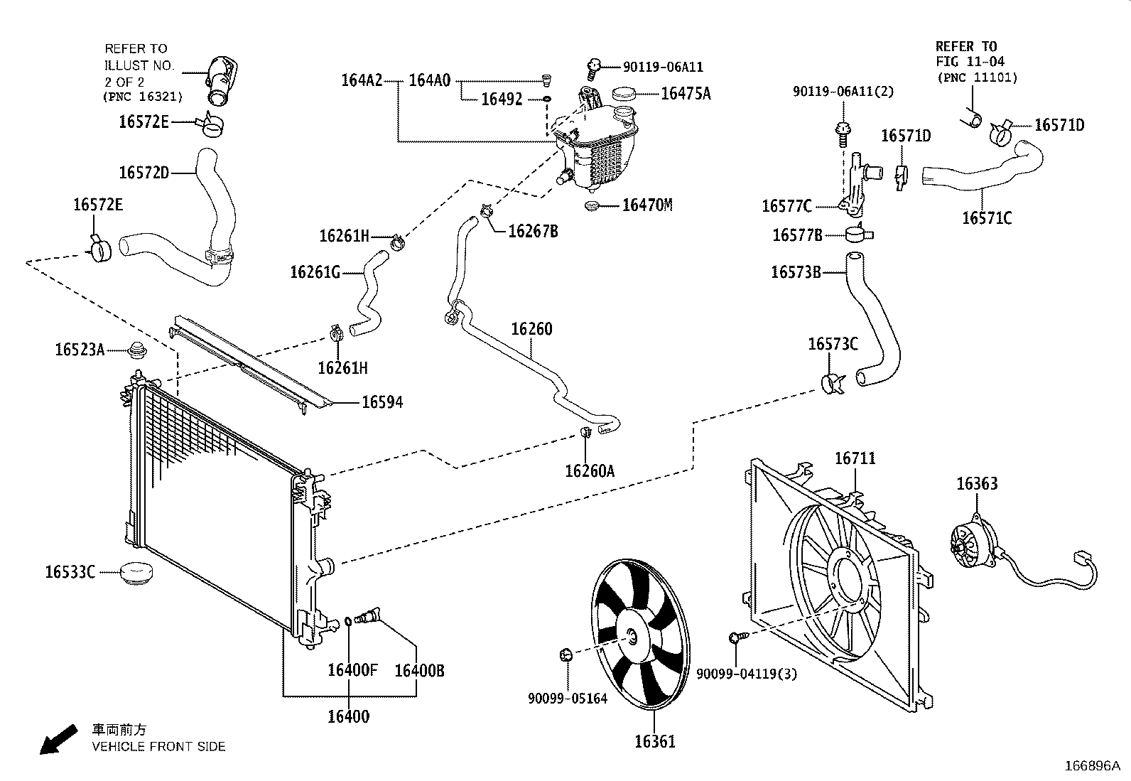 Toyota 16571-37260 HOSE, RADIATOR, NO.1