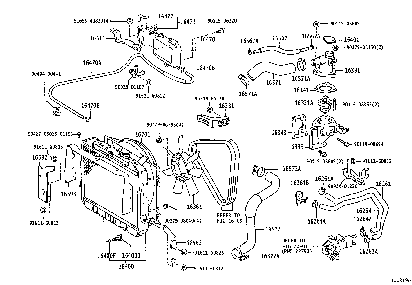 16400-73440 RADIATOR ASSY product image