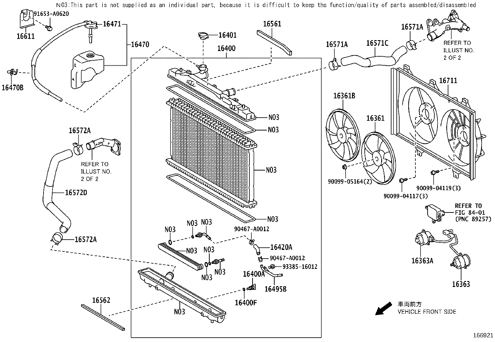 16400-31410 RADIATOR ASSY product image