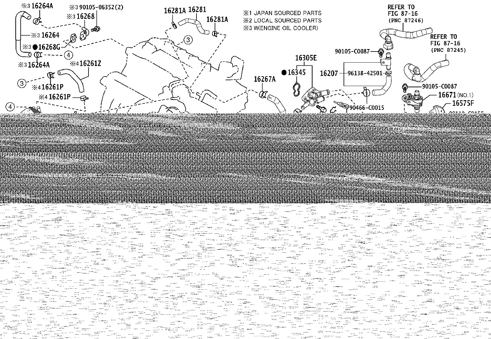 16262-F2030 HOSE, WATER INLET product image
