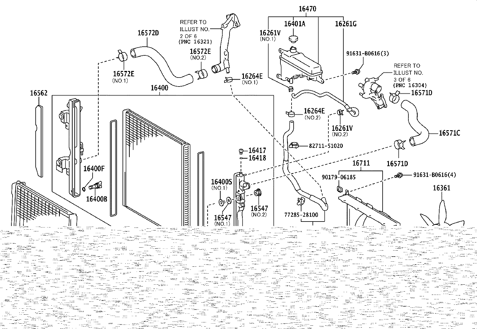 16572-31361 HOSE, RADIATOR, OUTLET product image