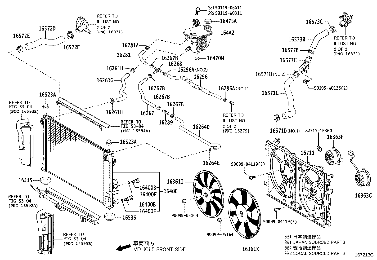 16032-24020 HOUSING SUB-ASSY, WATER INLET W/WATER PUMP product image