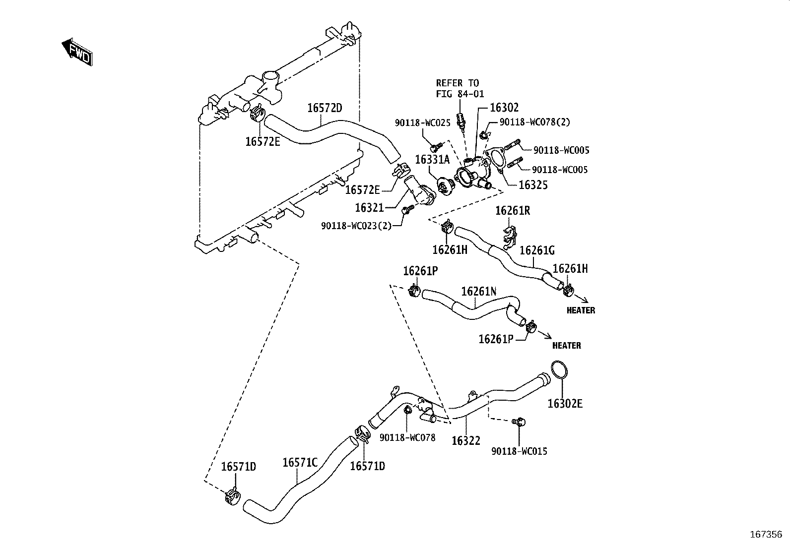 16206-WC002 PIPE, WATER INLET product image