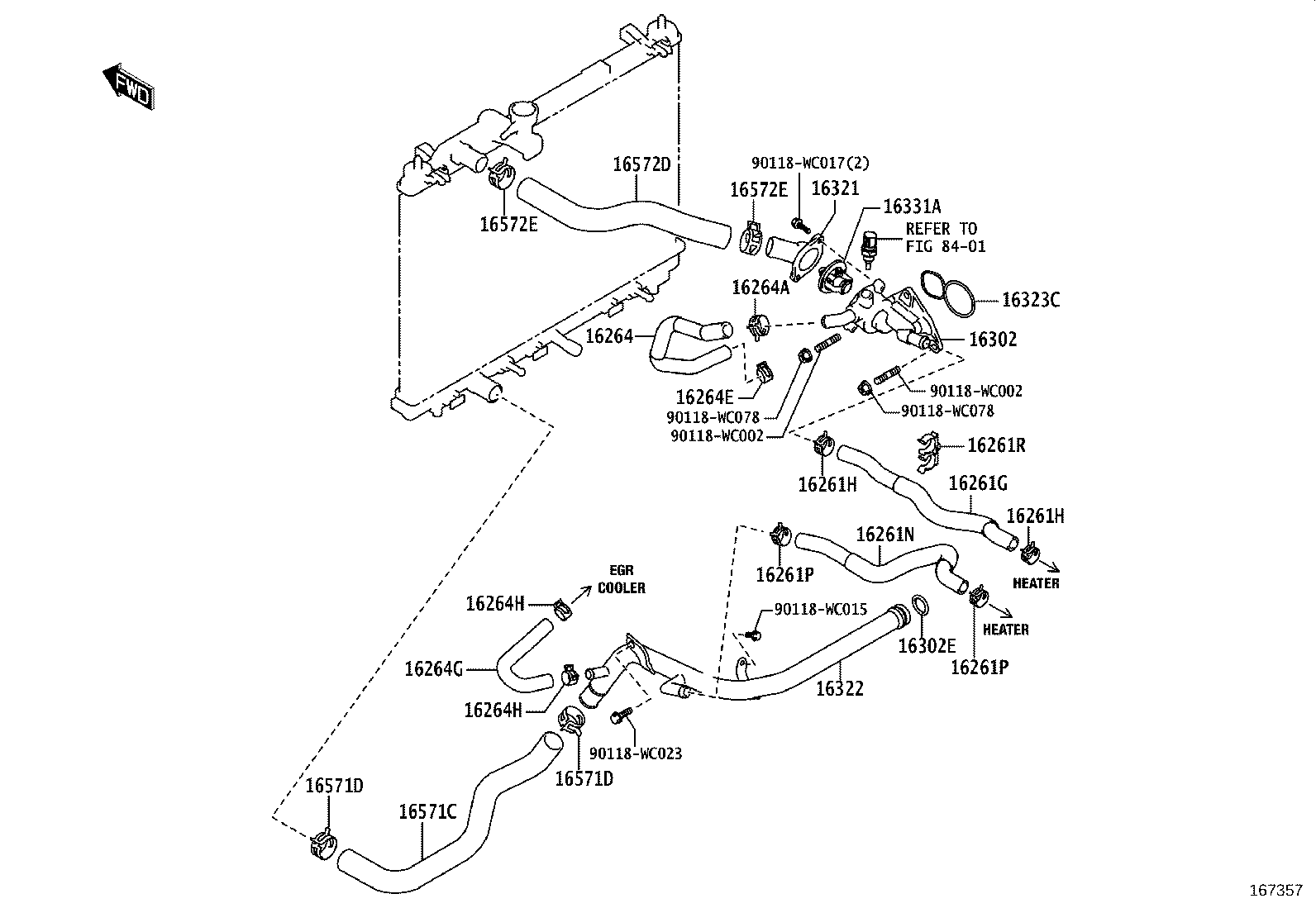 16206-WC002 PIPE, WATER INLET product image