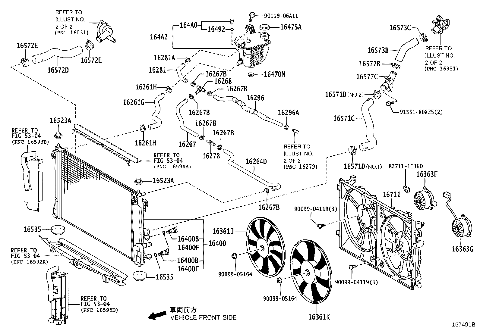16264-15070 HOSE, WATER BY-PASS, NO.2 product image