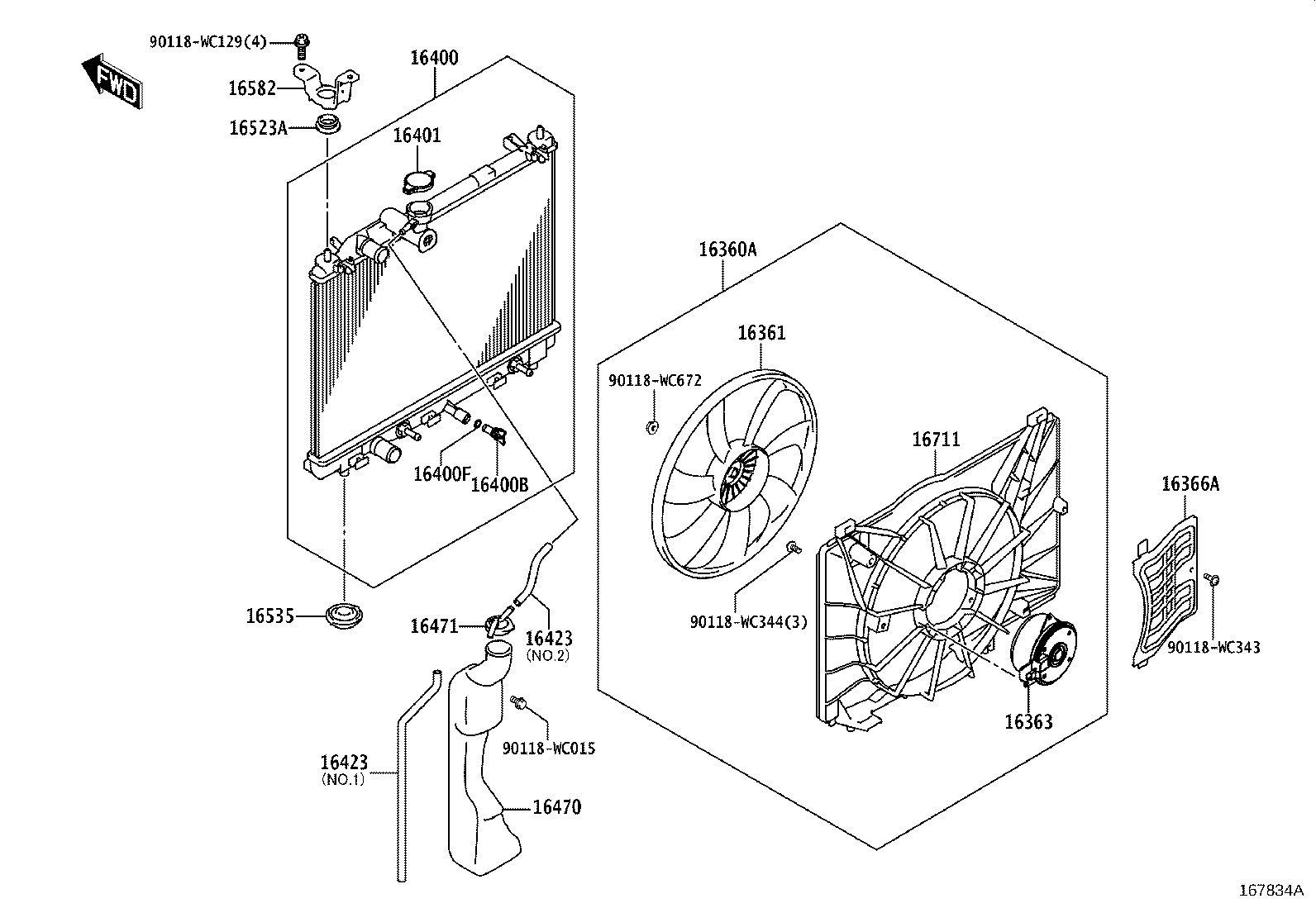 16400-WC002 RADIATOR ASSY product image