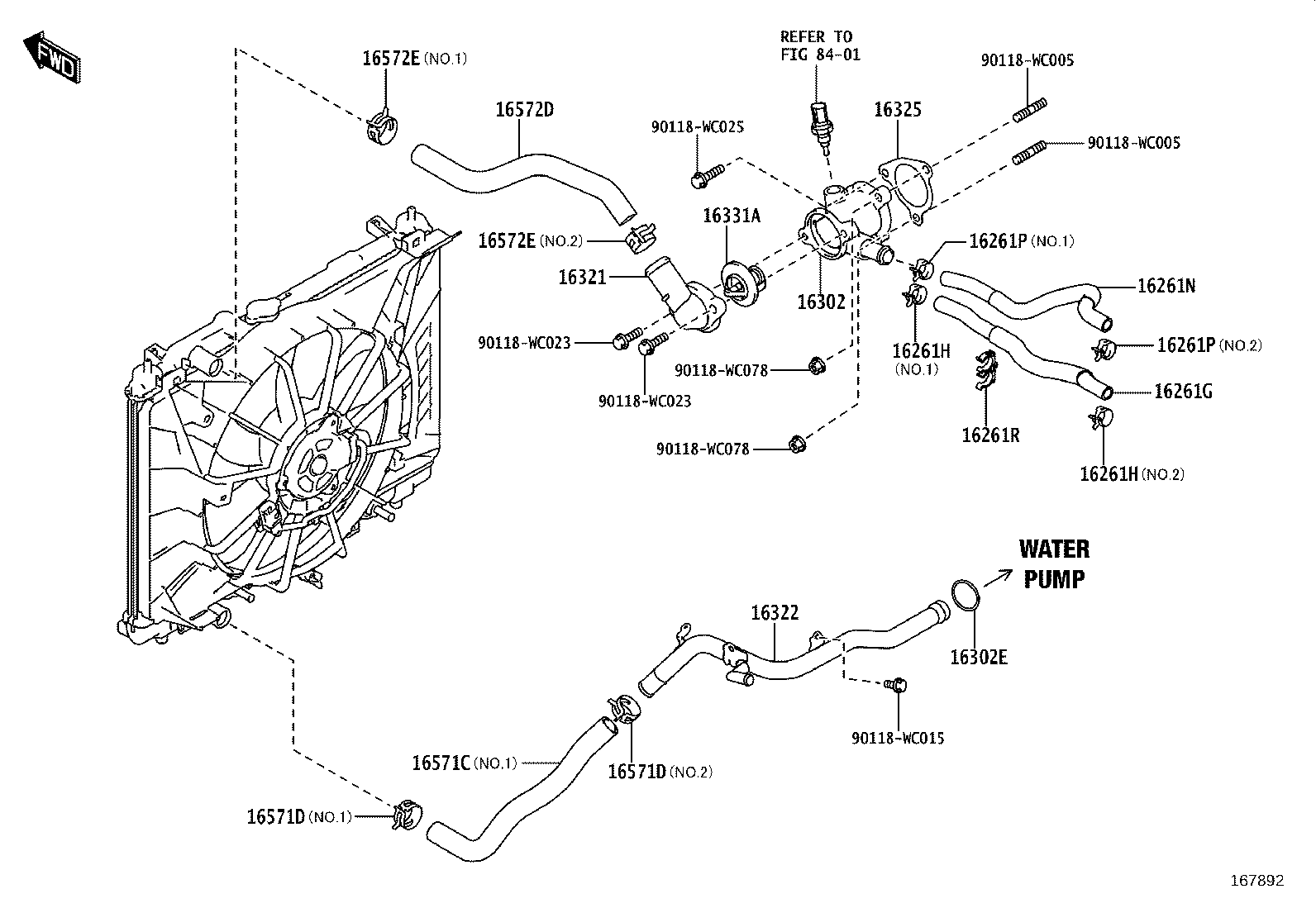 16206-WC004 PIPE, WATER INLET product image