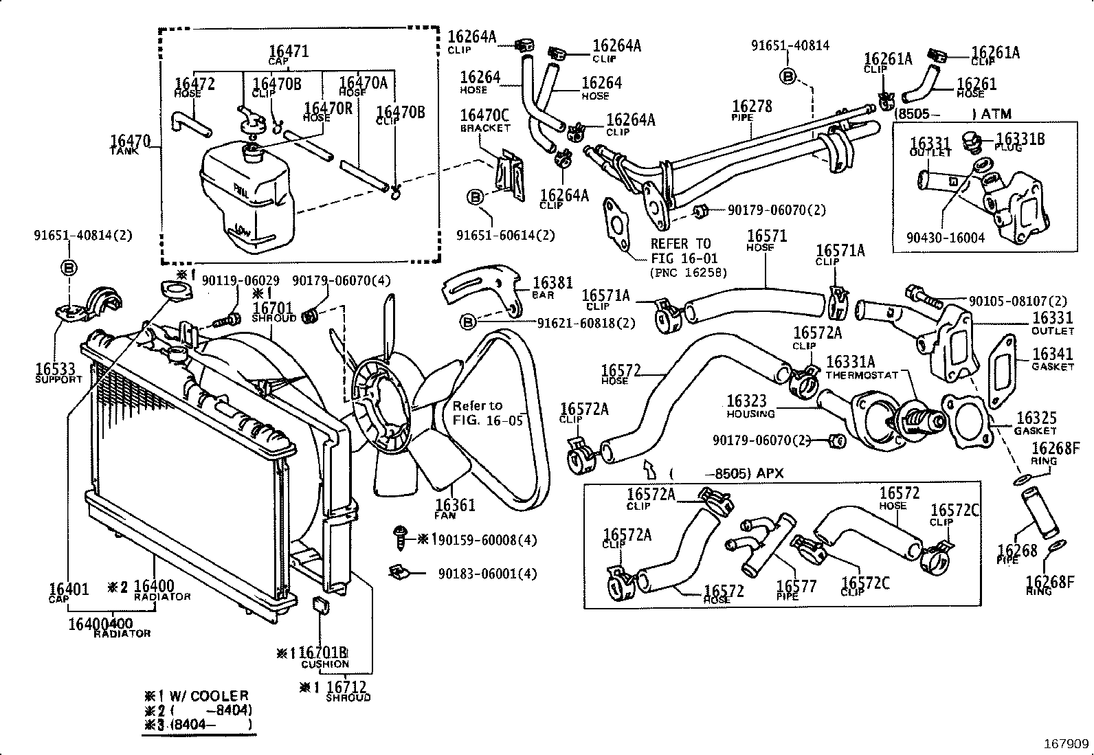 16577-16010 PIPE, RADIATOR, NO.7 product image
