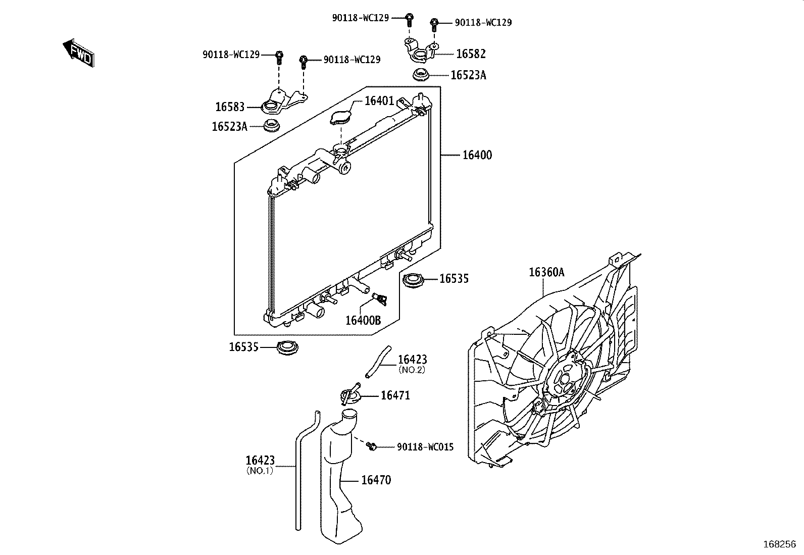 16400-WC009 RADIATOR ASSY product image
