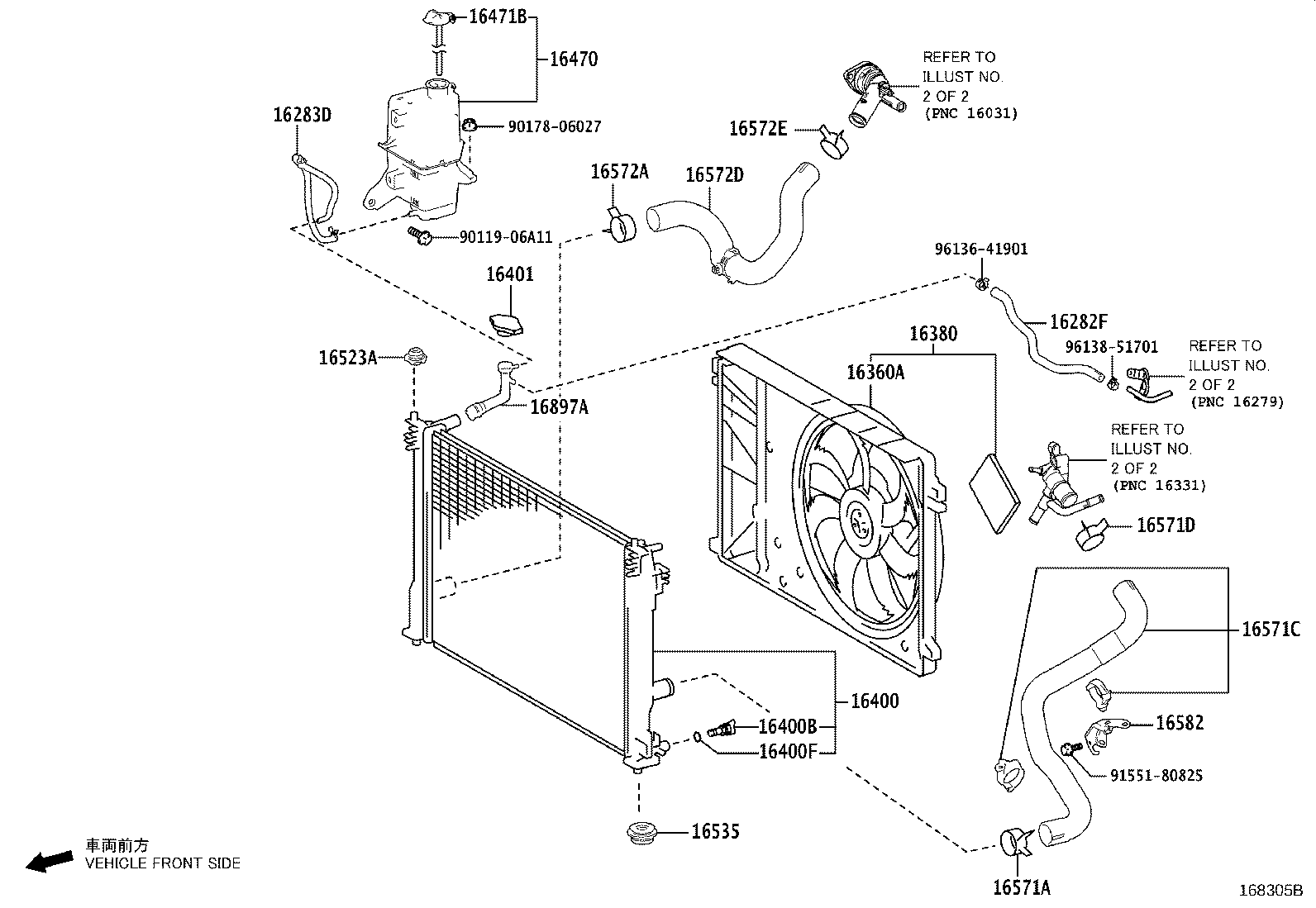 Toyota 16400-31690 RADIATOR ASSY
