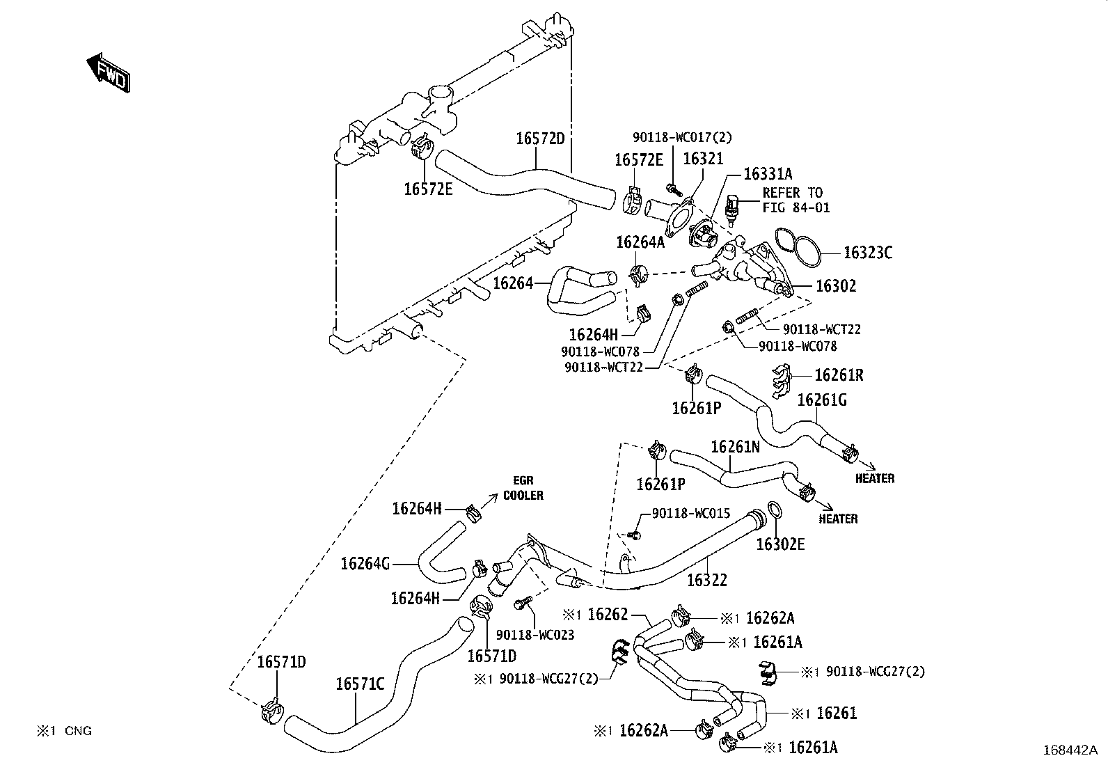 16206-WC005 PIPE, WATER INLET product image