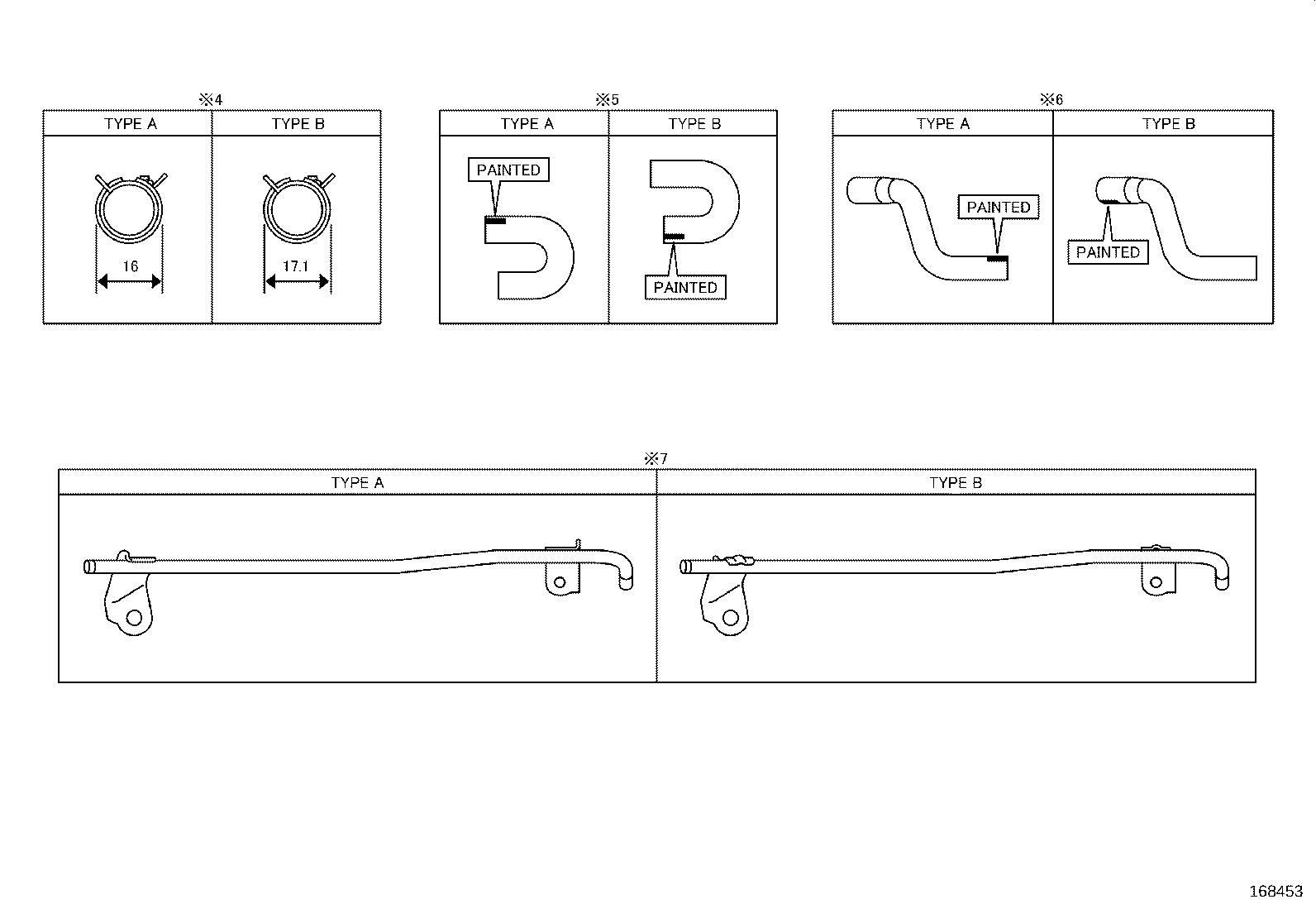 16264-37210 HOSE, WATER BY-PASS, NO.2 product image