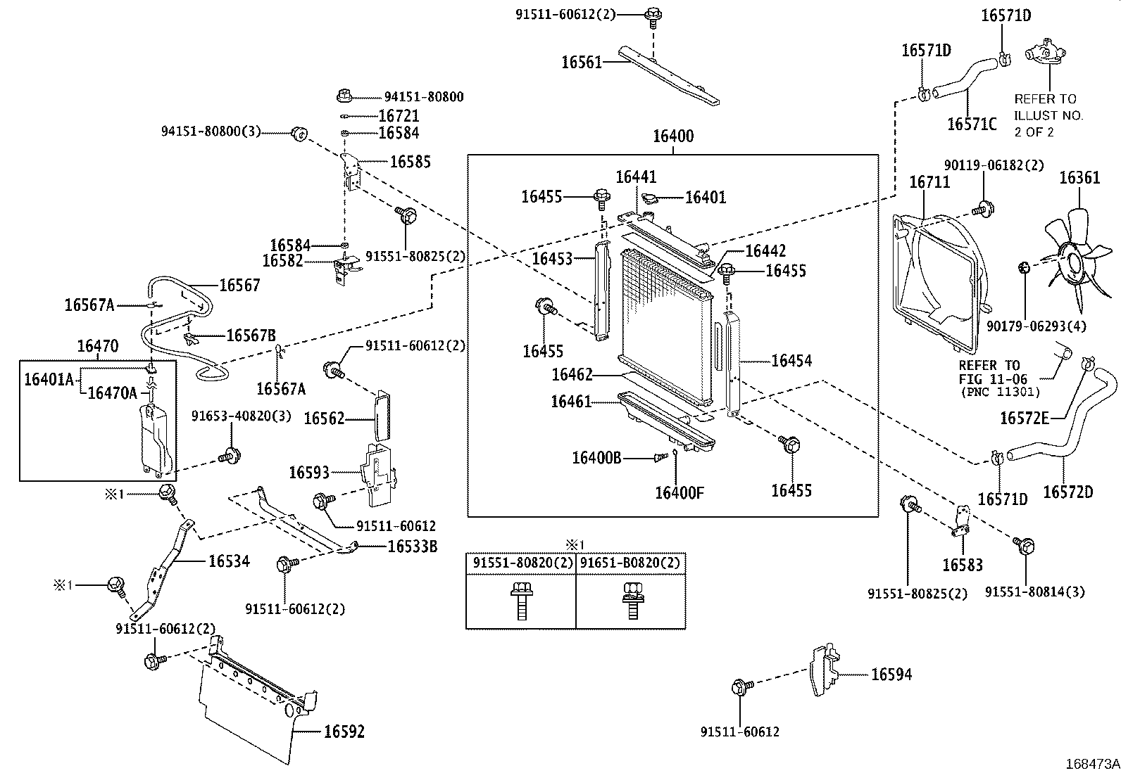 16021-11010 BRACKET SUB-ASSY, WATER PUMP product image
