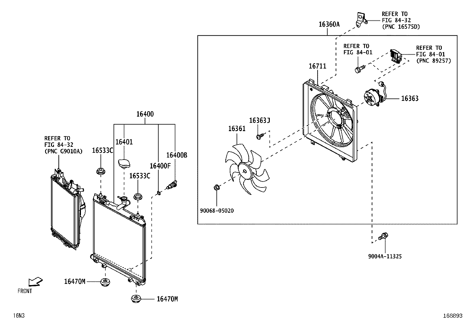 16360-BZ640 FAN ASSY, W/MOTOR product image