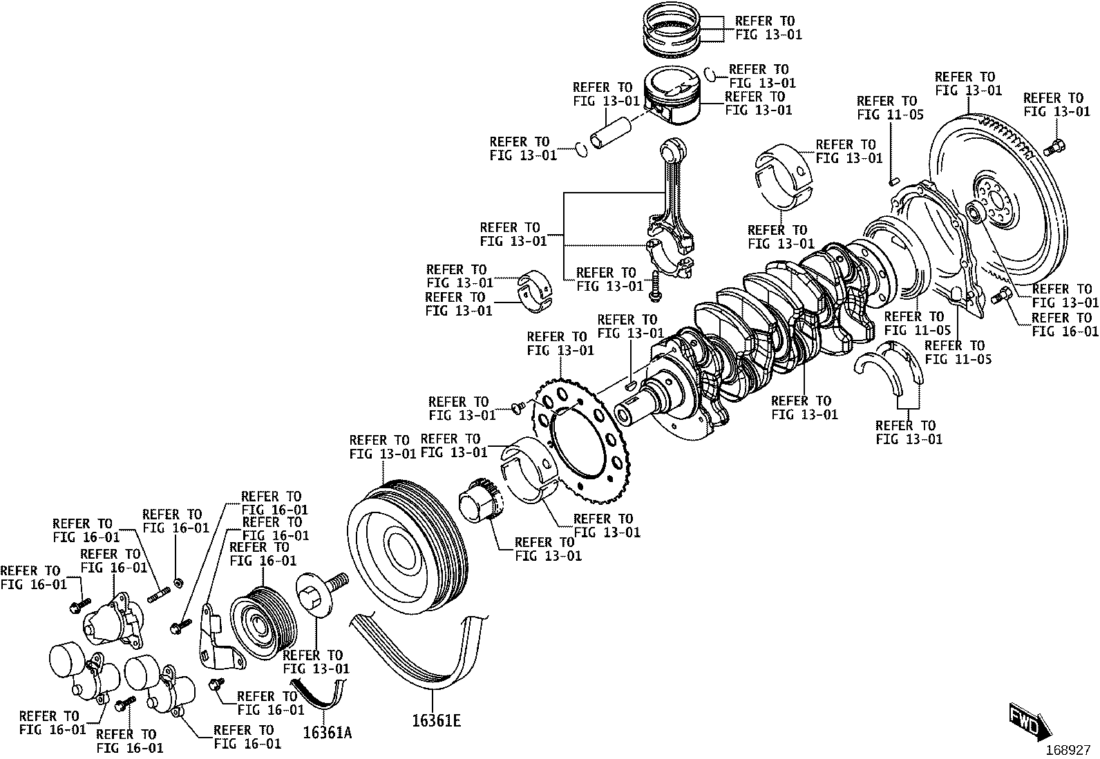 90118-WCT06 BELT, V(FOR WATER PUMP & CRANKSHAFT PULLEY) product image