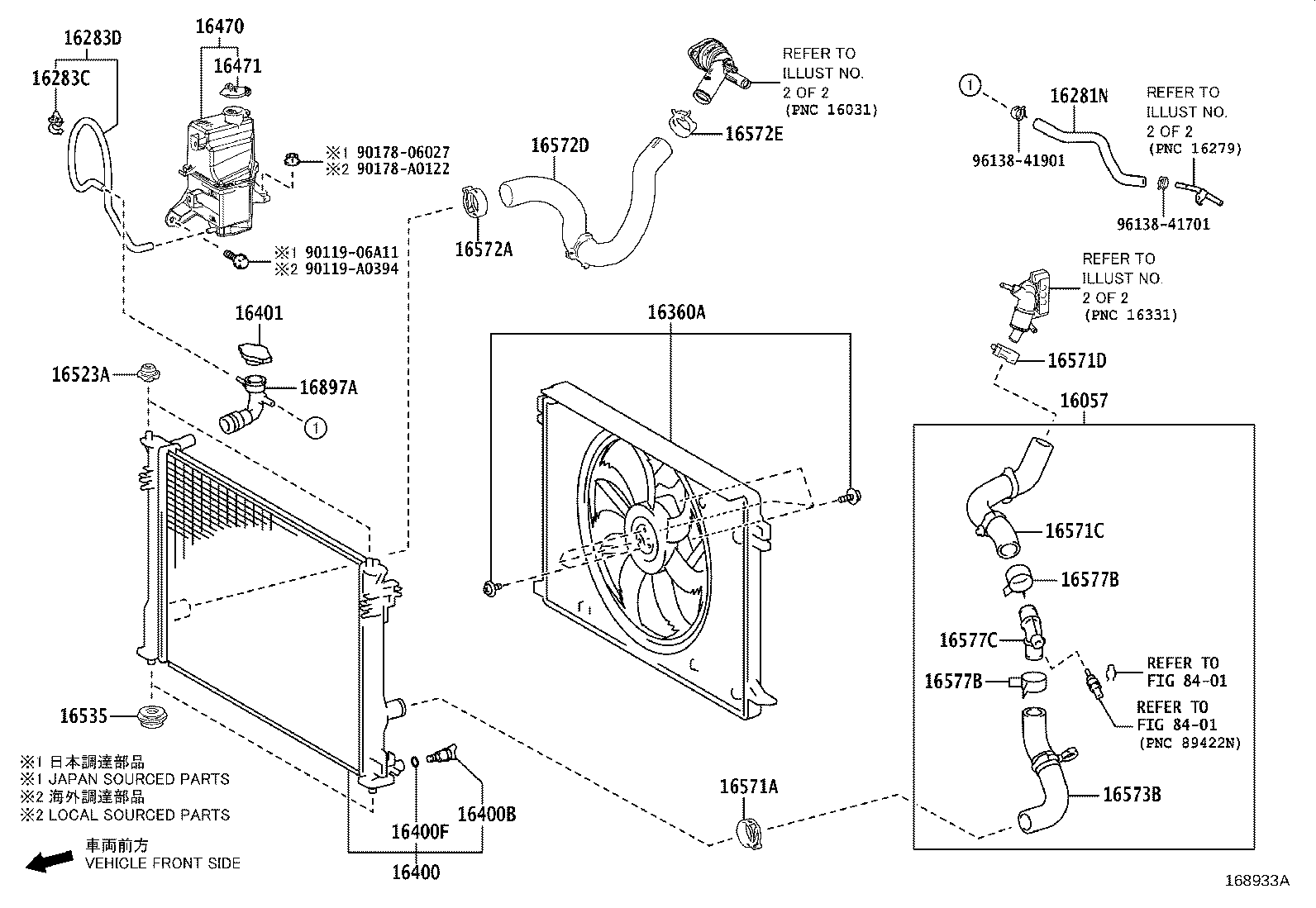 Toyota 16021-F0050 BRACKET SUB-ASSY, WATER PUMP