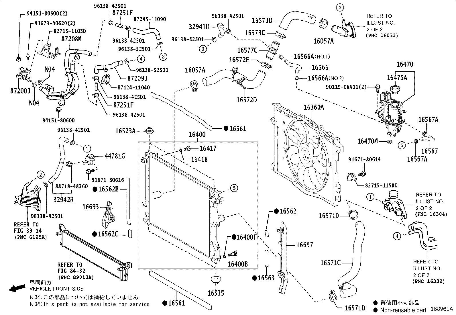 Toyota 16400-36320 RADIATOR ASSY