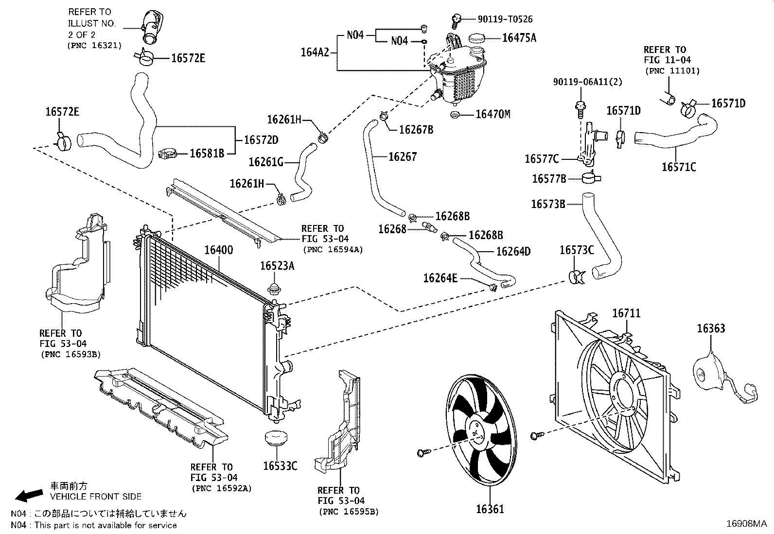 16400-0T640 RADIATOR ASSY product image