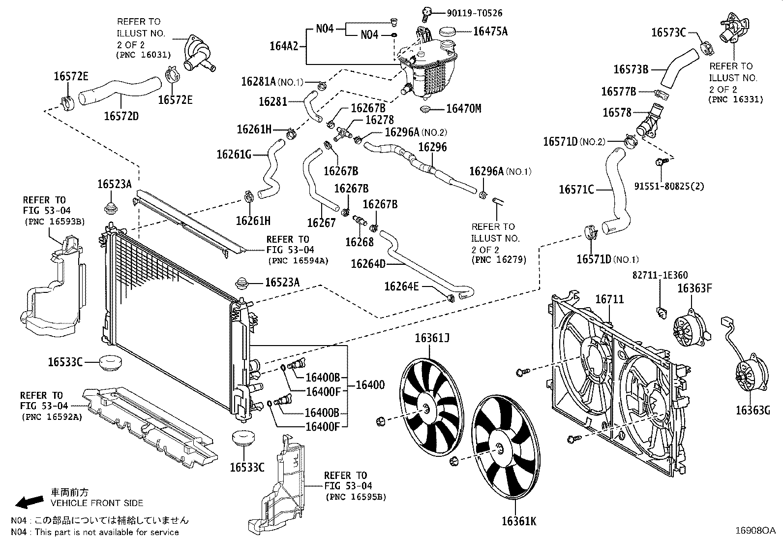 16400-0T640 RADIATOR ASSY product image