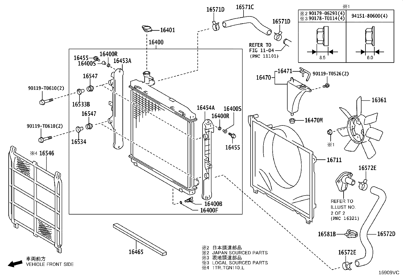 16470-0C170 TANK ASSY, RADIATOR RESERVE product image