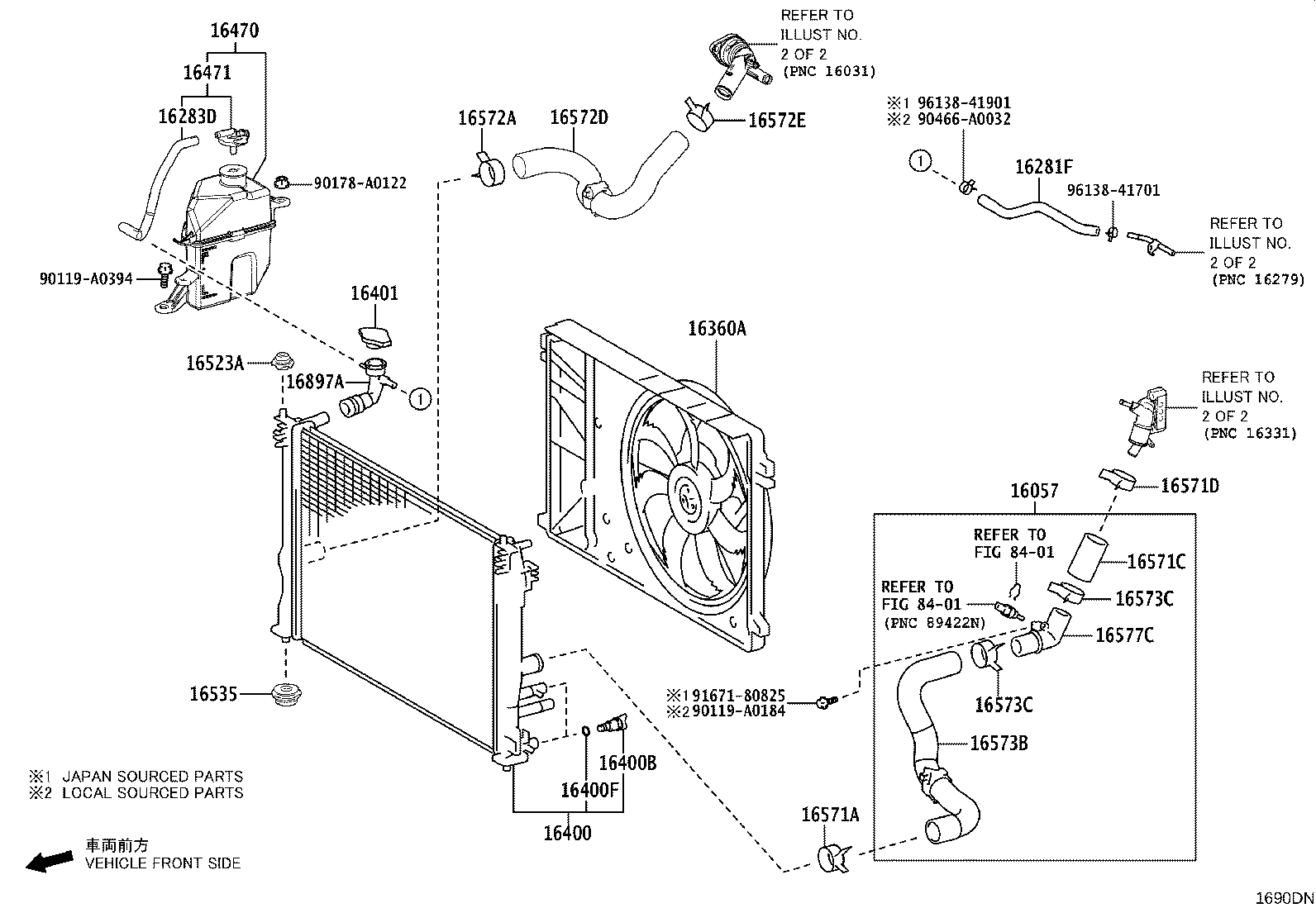 16360-F0190 FAN ASSY, W/MOTOR product image