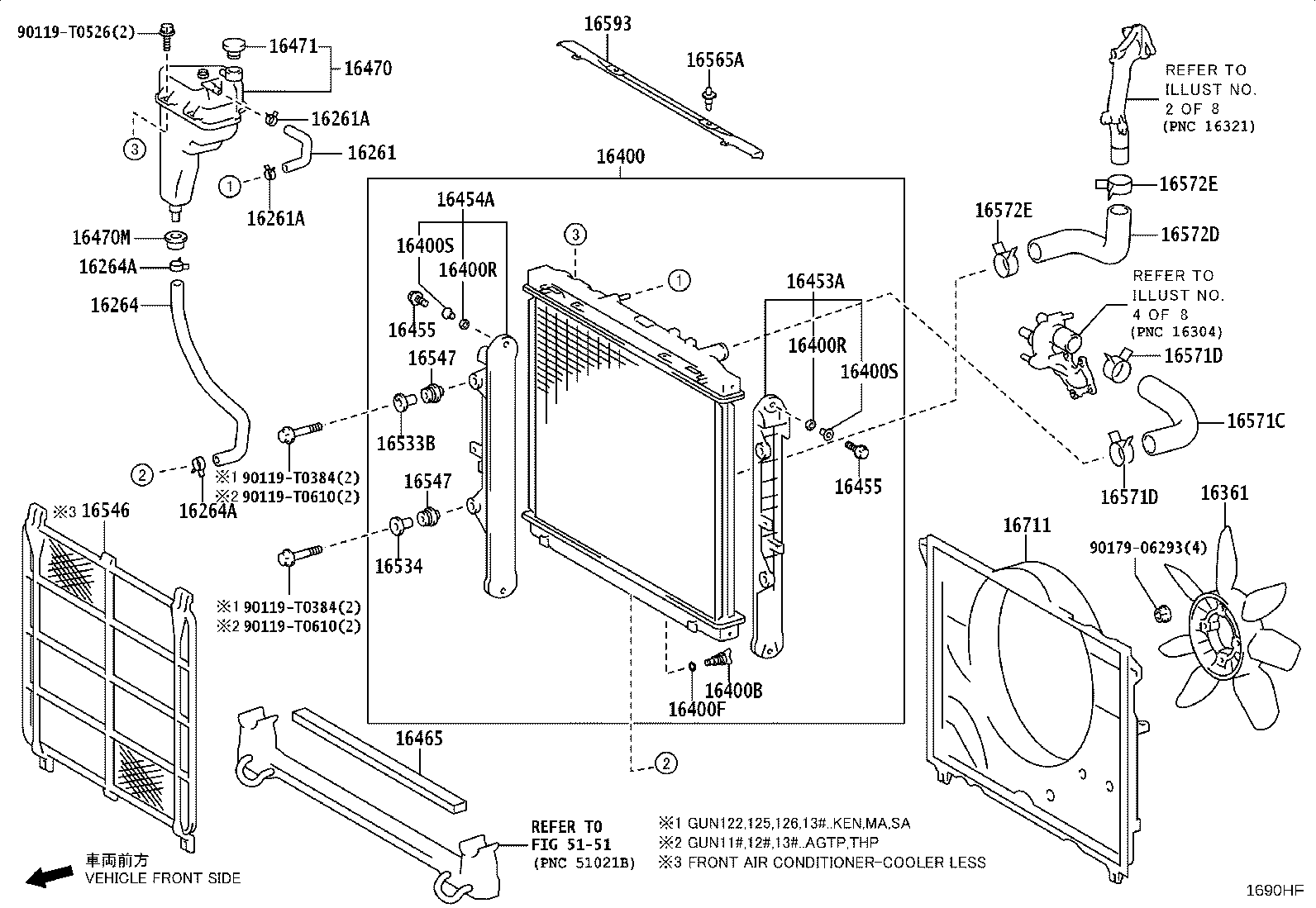 16400-0C540 RADIATOR ASSY product image