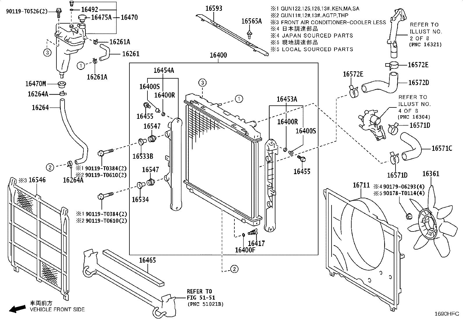 16400-0C540 RADIATOR ASSY product image