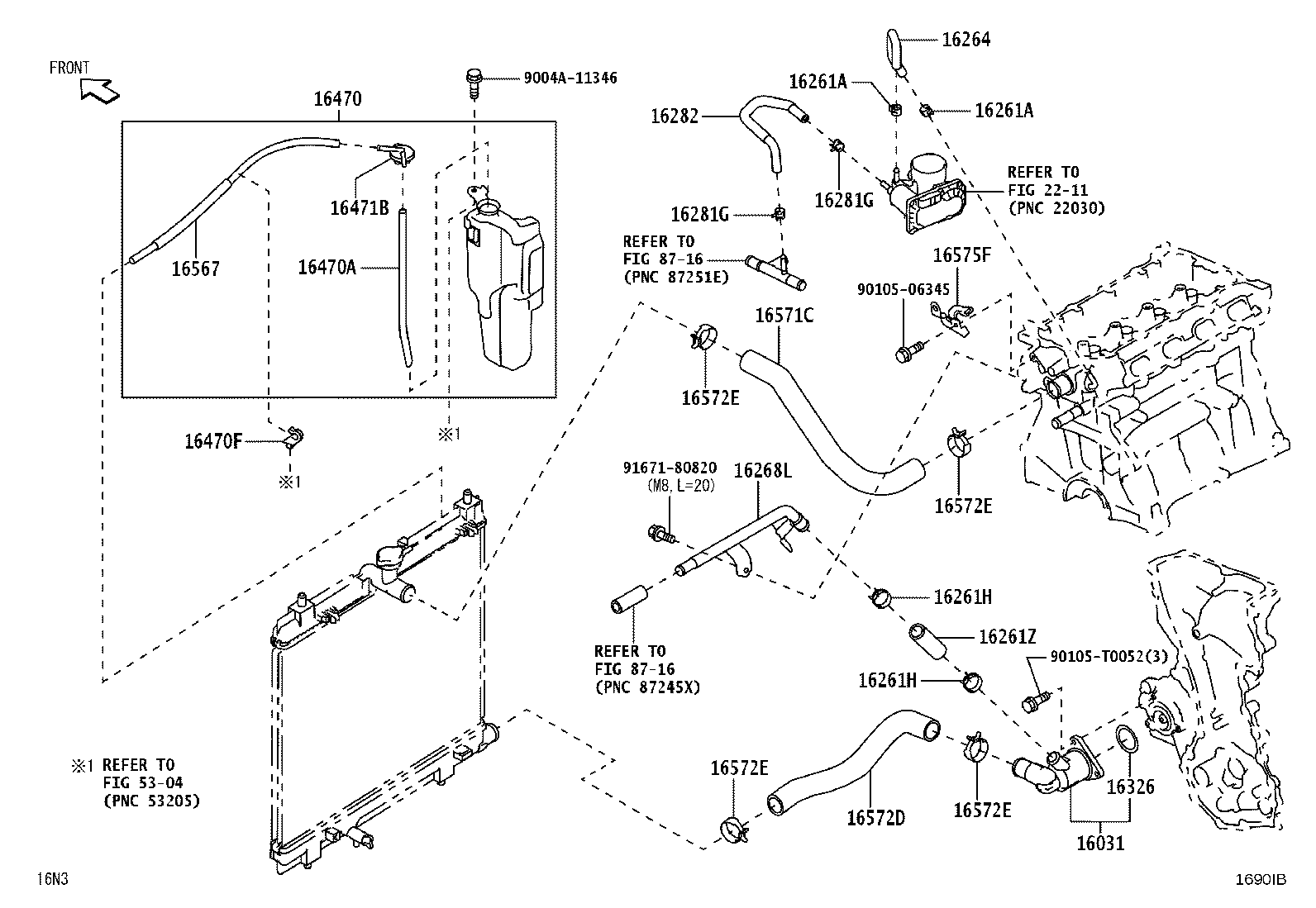 16362-BZ030 MOTOR, COOLING FAN product image