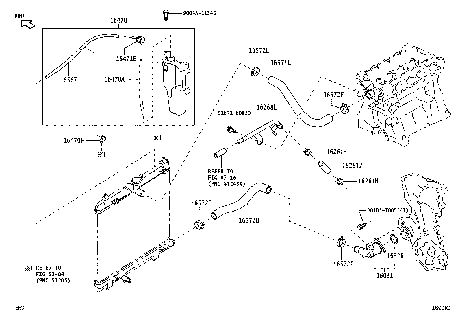 16362-BZ030 MOTOR, COOLING FAN product image