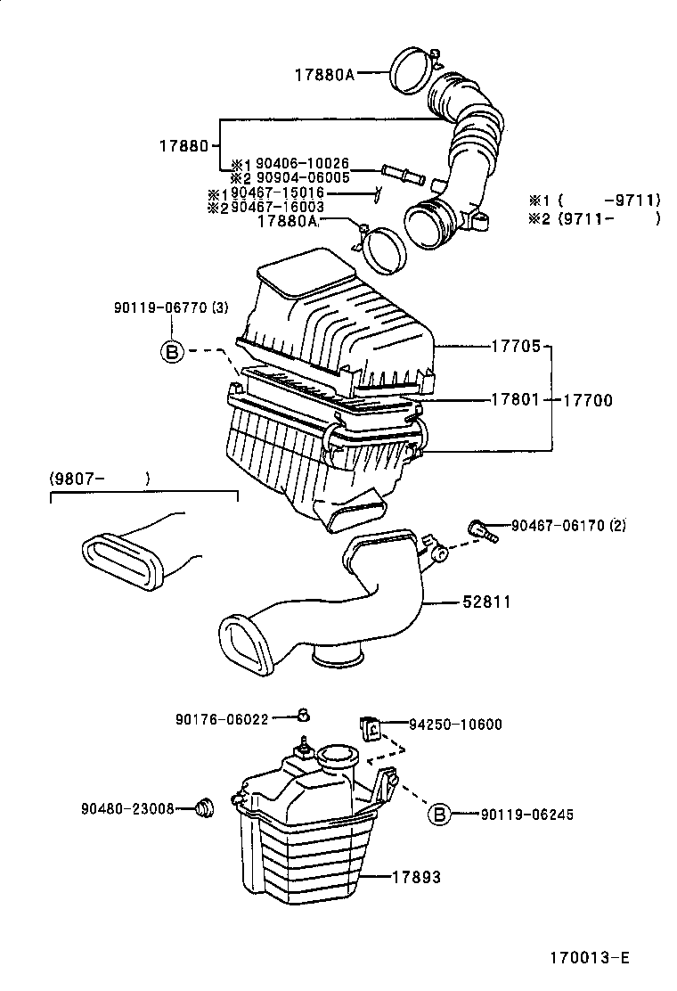 17700-64421 CLEANER ASSY, AIR product image