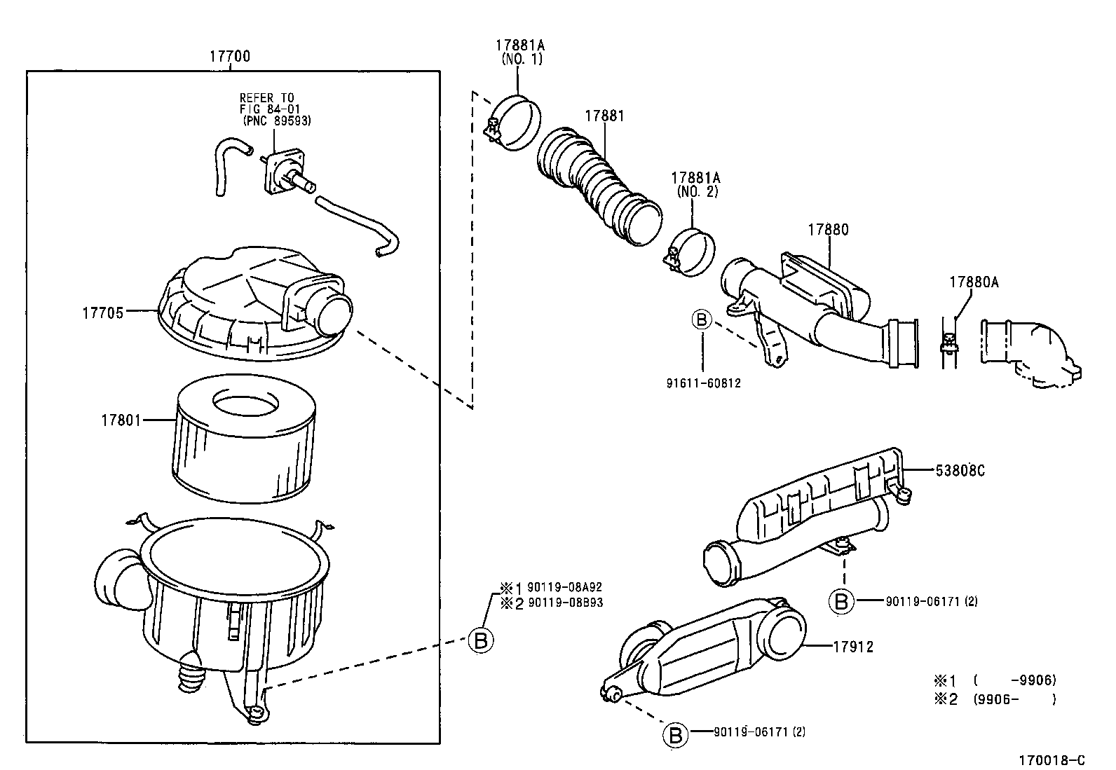17705-67160 CAP SUB-ASSY, AIR CLEANER product image