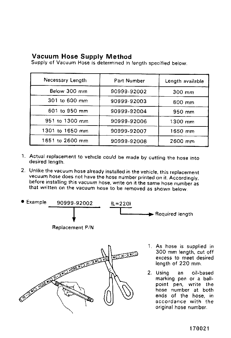 17343-74160 HOSE, NO.2(FOR IDLE-UP) product image