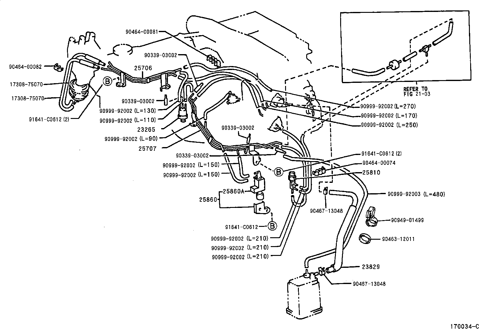 25860-75181 VALVE ASSY, VACUUM SWITCHING, NO.1 product image