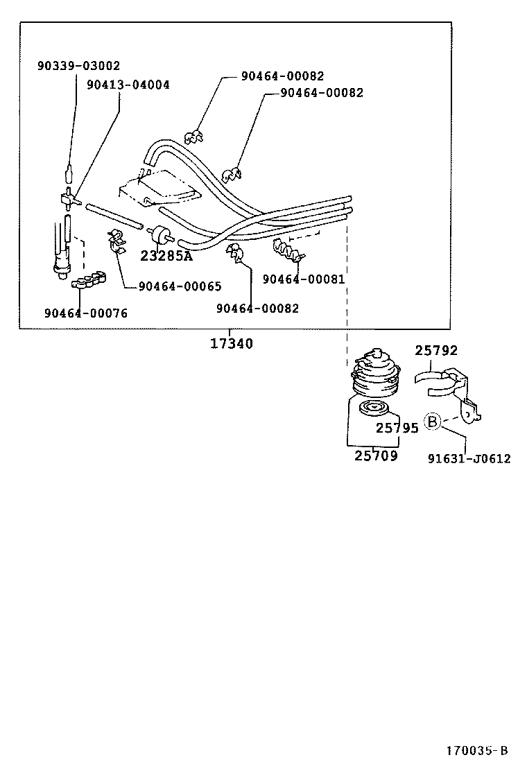 25860-75181 VALVE ASSY, VACUUM SWITCHING, NO.1 product image