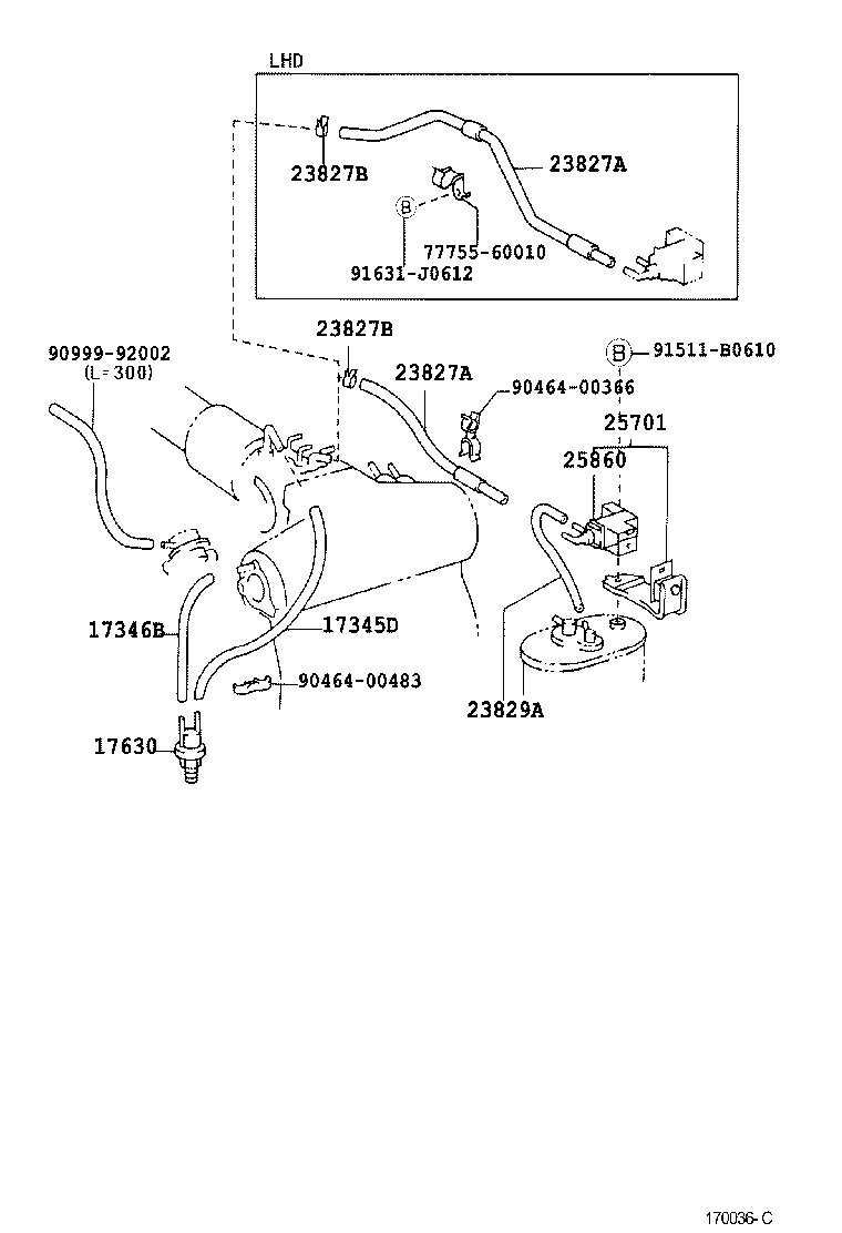 25860-75181 VALVE ASSY, VACUUM SWITCHING, NO.1 product image