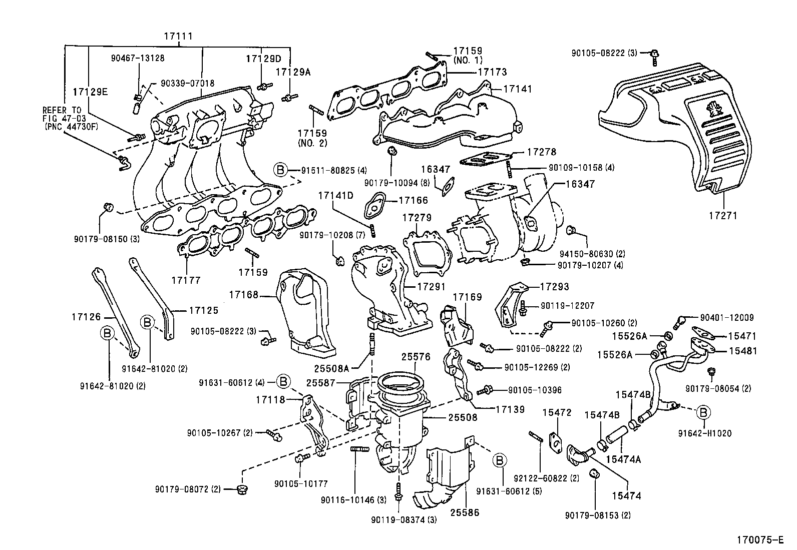 15471-88580 GASKET, TURBO OIL INLET product image