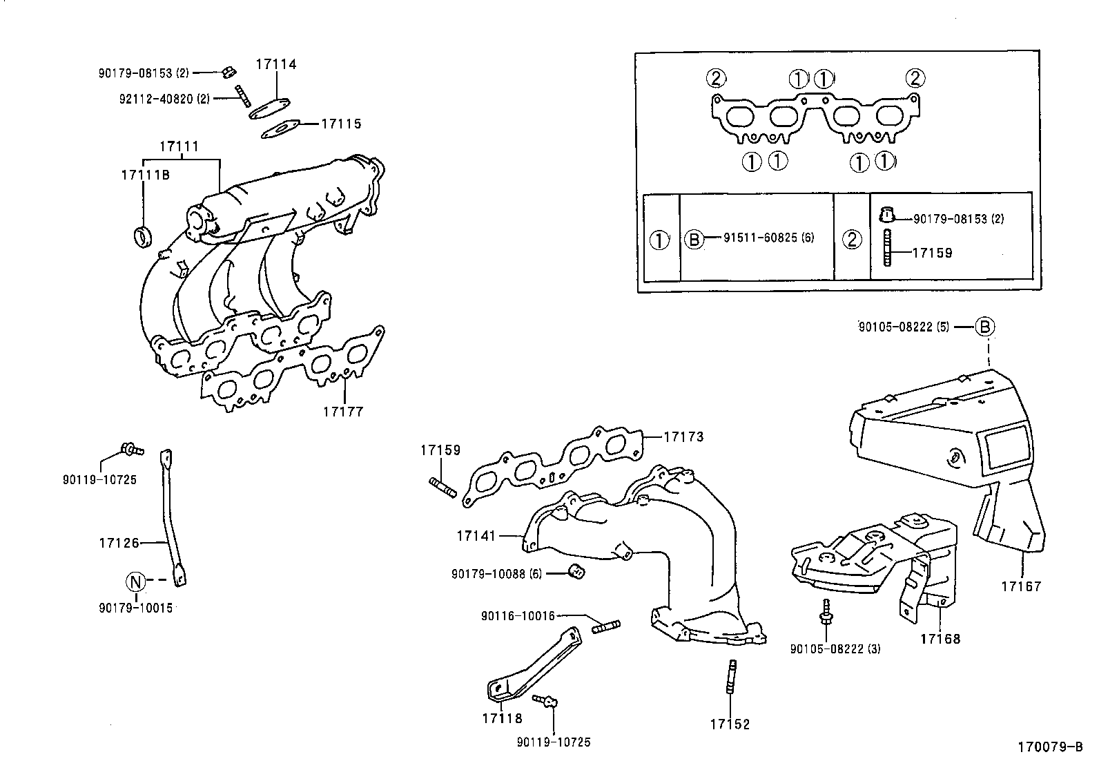 17101-88481 MANIFOLD, INTAKE product image