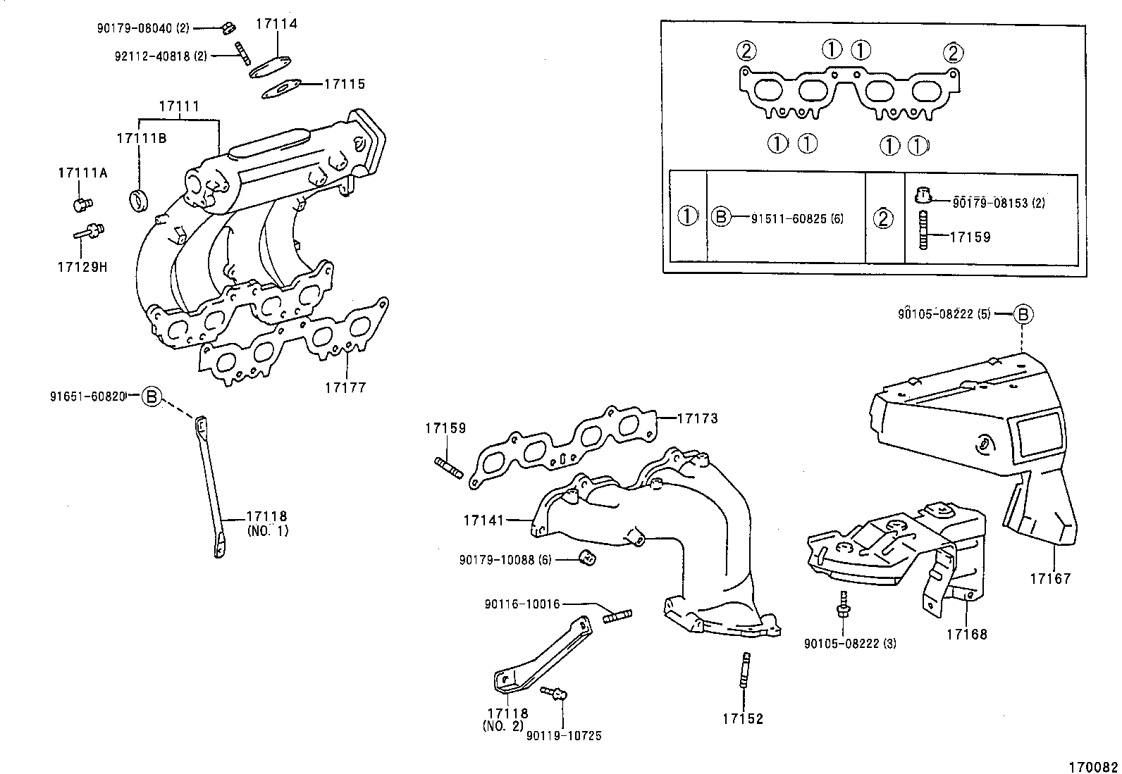 17101-88481 MANIFOLD, INTAKE product image