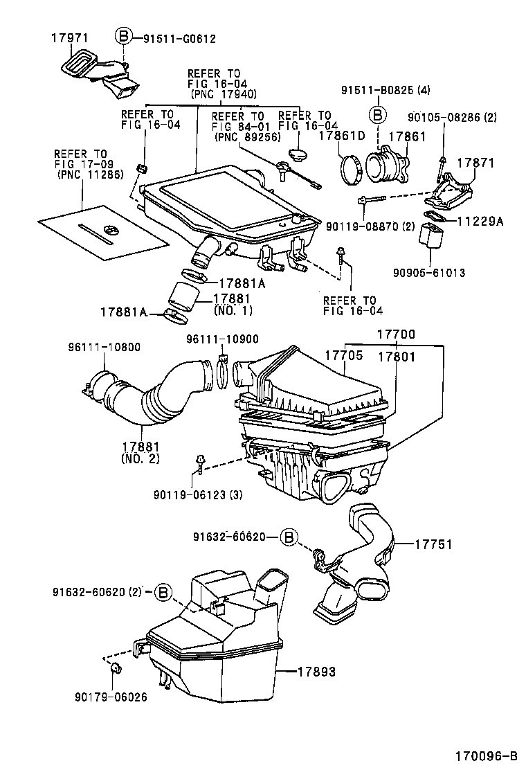 17705-74350 CAP SUB-ASSY, AIR CLEANER product image