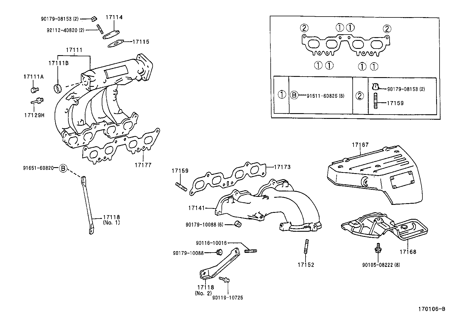 15471-88580 GASKET, TURBO OIL INLET product image