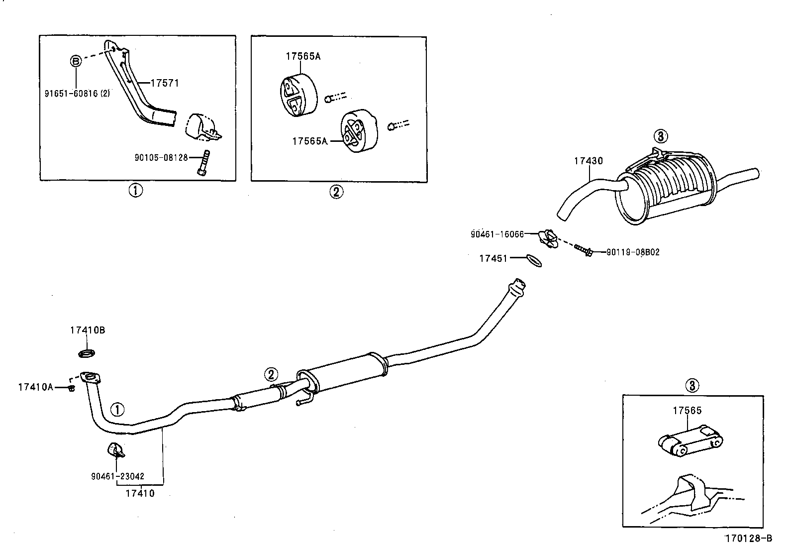 17430-11780 PIPE ASSY, EXHAUST, TAIL product image