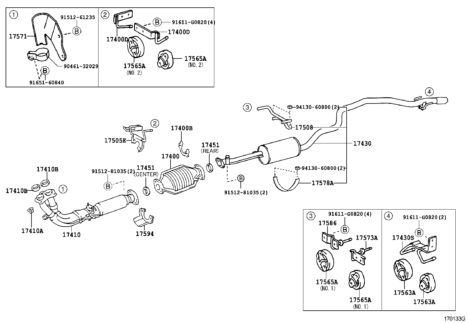 17430-5D151 PIPE ASSY, EXHAUST, TAIL product image