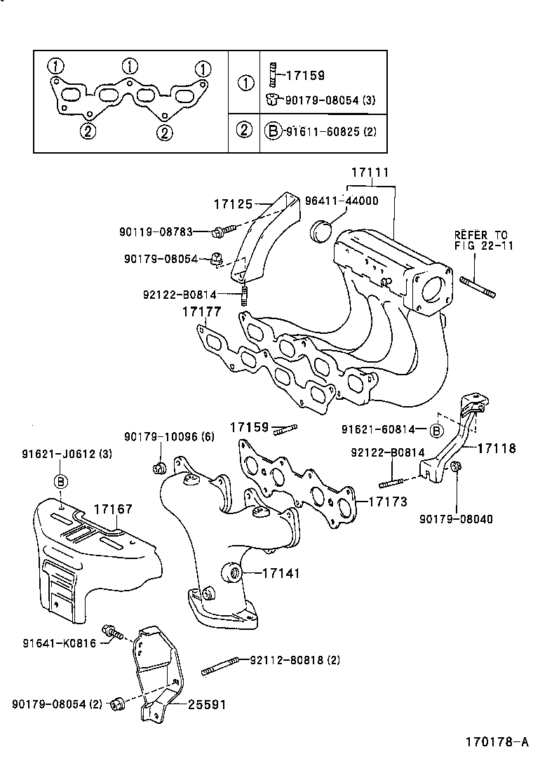17101-11341 MANIFOLD, INTAKE product image