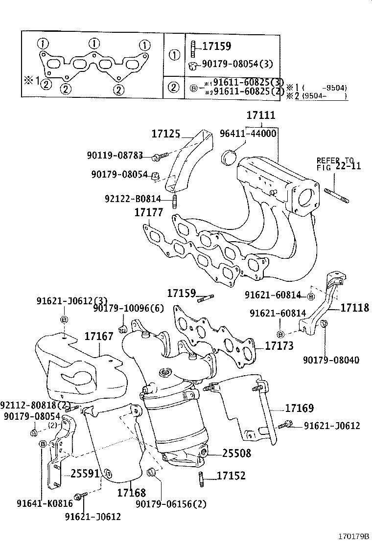 17101-55071 MANIFOLD, INTAKE product image