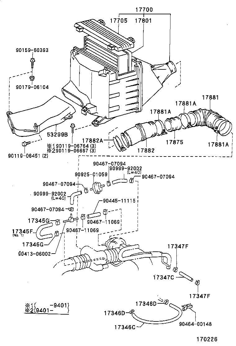 17345-46060 HOSE, AIR, NO.5 product image